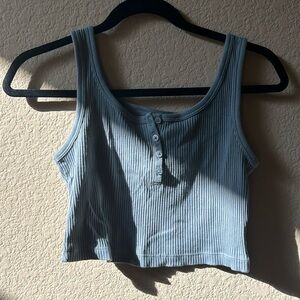 Uniqlo Ribbed Crop Tank